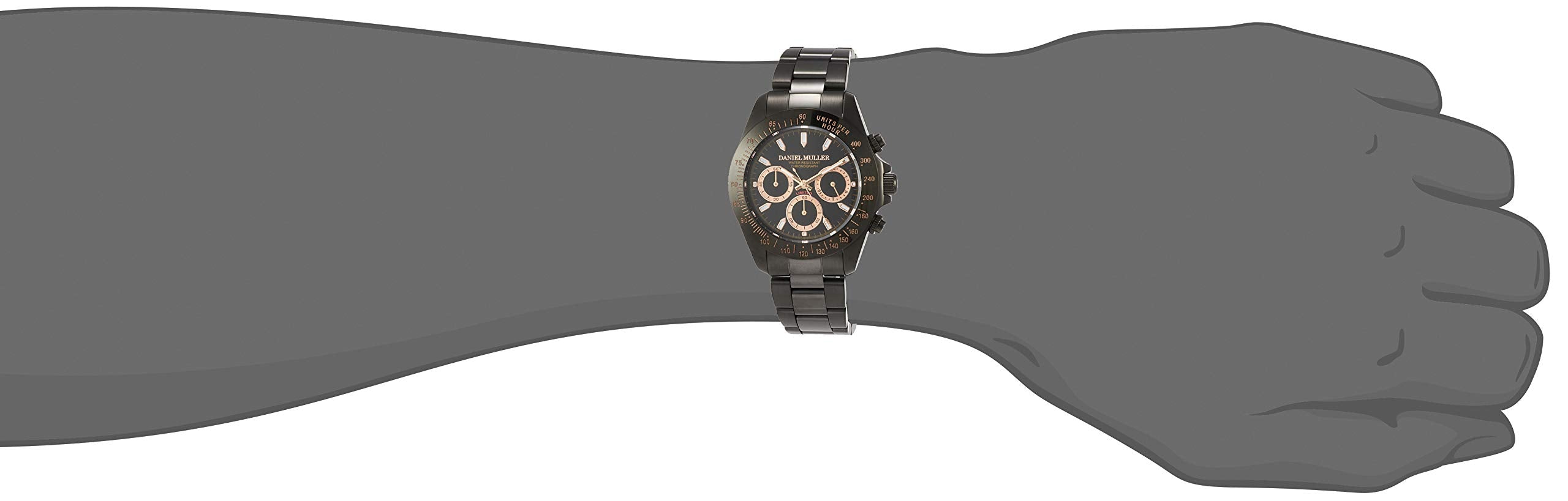 DANIEL MULLER DM-2027BKP WATCH