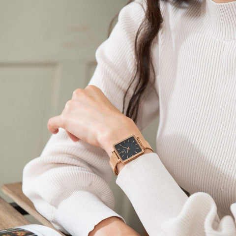 PIERRE LANNIER P008F938 Square Black Dial Women's Watch