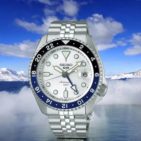 SEIKO 5 Sports SSK033K1 Automatic GMT Stainless Steel Watch
