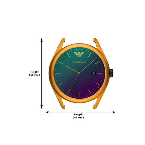 EMPORIO ARMANI Matteo AR11327 Quartz Purple Dial Watch