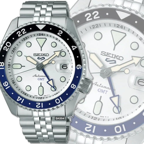 SEIKO 5 Sports SSK033K1 Automatic GMT Stainless Steel Watch