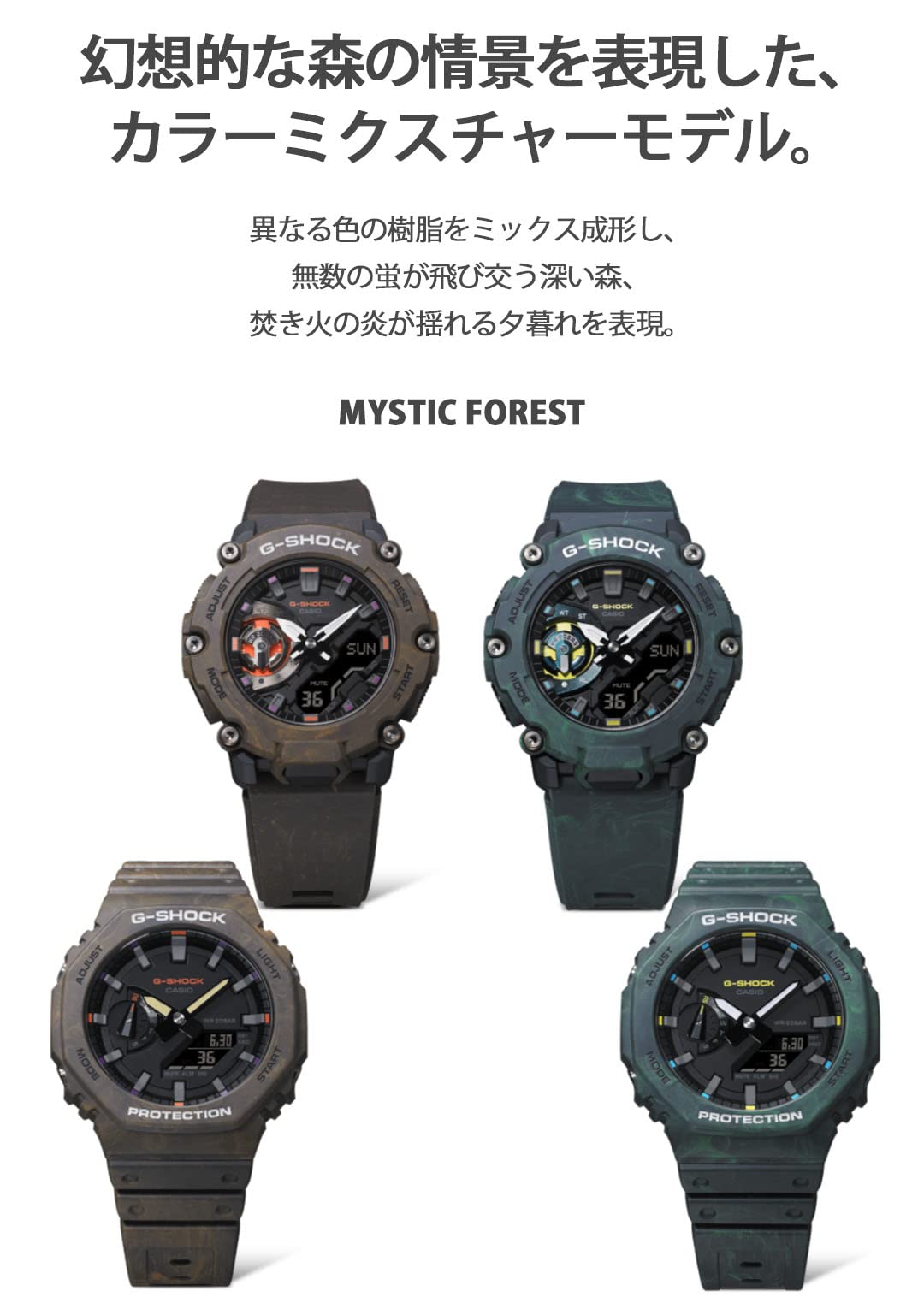 CASIO GA-2100FR-5AJF G-SHOCK WATCH