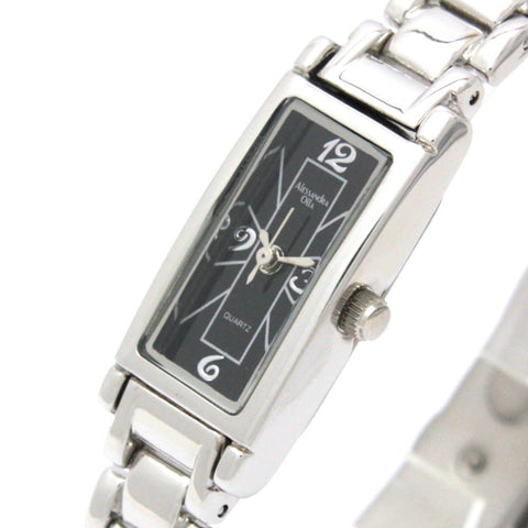 ALESSANDRA OLLA AO-240-1 Black Rectangular Quartz Women's Watch