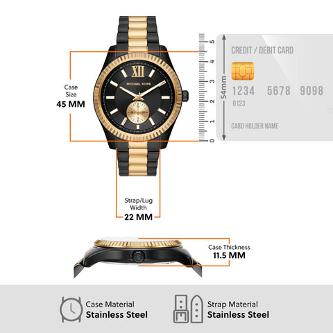 MICHAEL KORS LEXINGTON MK8948 Two-Tone Stainless Steel Watch