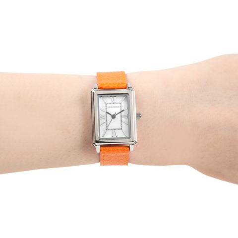 GRANDEUR ESL073W3 Women's Mandarin Orange Quartz Watch