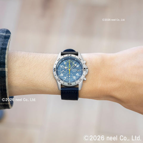 SEIKO SND379R Chronograph Blue Dial Quartz Stainless Steel Men's Watch