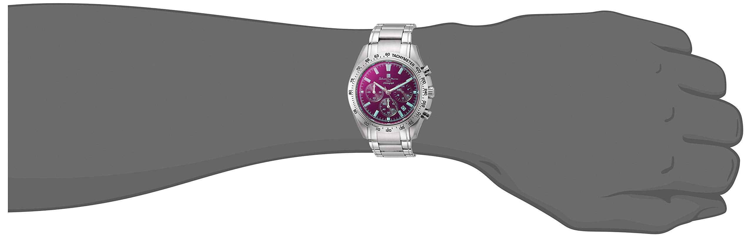 SALVATORE MARRA SM18106-SSBKSV WATCH