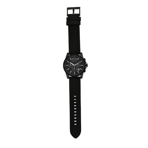 ARMANI EXCHANGE AX2098 Black Chronograph Leather Watch