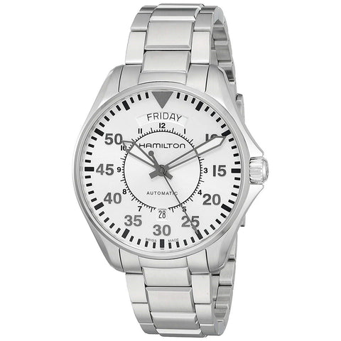 Hamilton H64615155 Watch - Khaki Aviation Pilot Day Date Auto (Image 8)