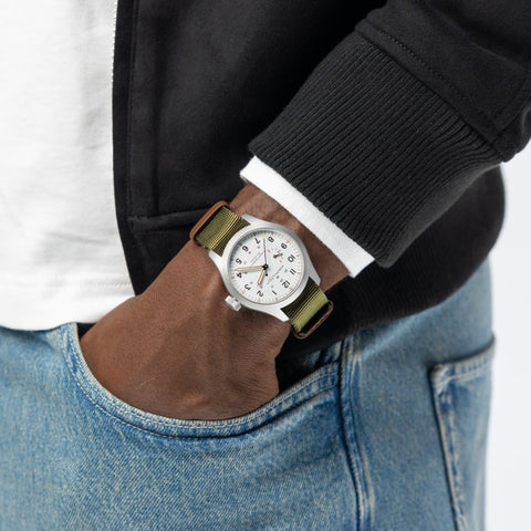 Hamilton H69509910 Watch - Khaki Field Mechanical Power Reserve (Image 6)