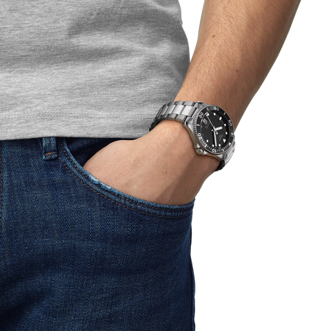 TISSOT T120.410.11.051.00 Swiss Automatic Movement Stainless Steel Case Water Resistant Classic Design