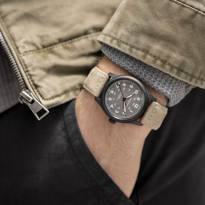 Hamilton H70215880 Watch - Khaki フィールド Titanium Auto (Image 6)