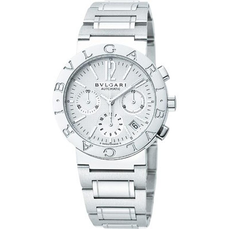 BVLGARI BB38WSSDCH/N Watch - Men's Automatic Watch White Dial, Parallel Import, 2-Year Warranty