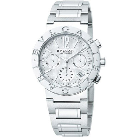 BVLGARI BB38WSSDCH/N Watch - Men's Automatic Watch White Dial, Parallel Import, 2-Year Warranty