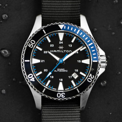 Hamilton H82315931 Watch - Khaki Navy Auto (Image 6)