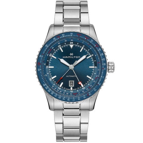 Hamilton H76715140 Watch - Khaki Aviation Converter Auto GMT