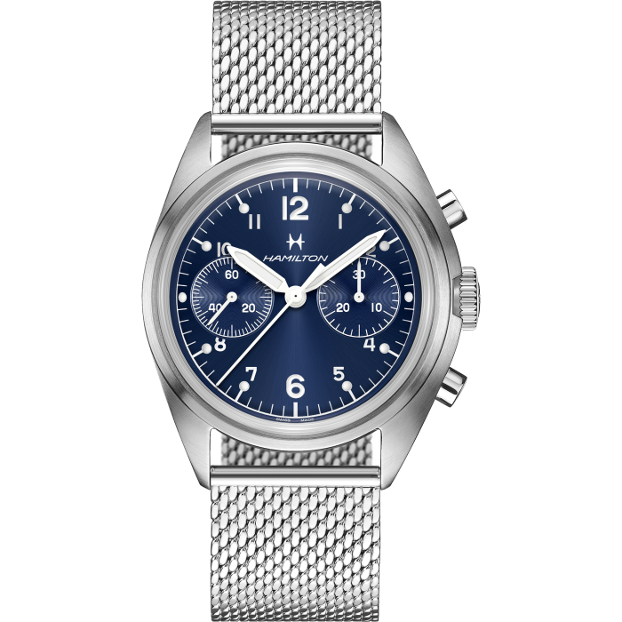 Hamilton H76409140 Watch - Khaki Aviation Pilot Pioneer Mechanical Chrono