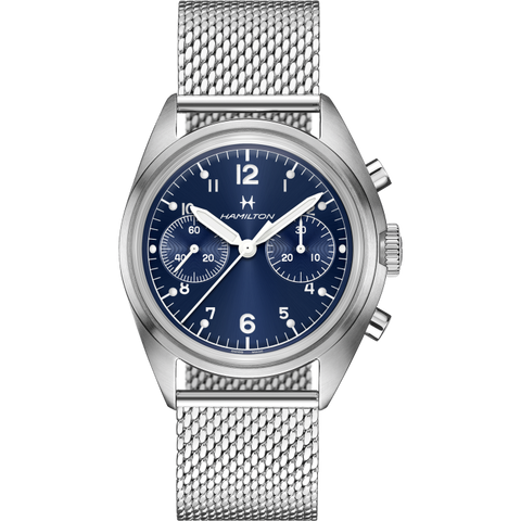 Hamilton H76409140 Watch - Khaki Aviation Pilot Pioneer Mechanical Chrono