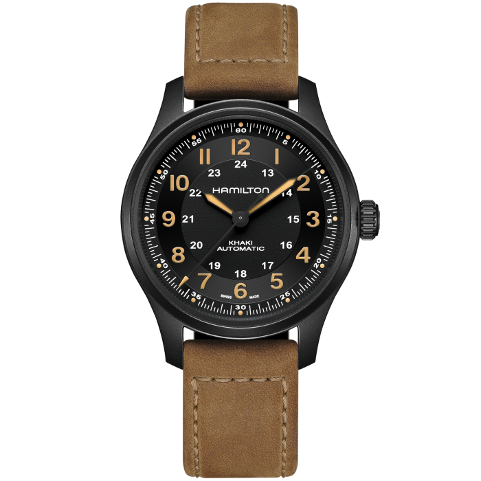 Hamilton H70665533 Watch - Khaki Field Titanium Auto