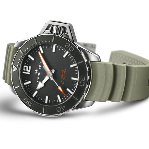 Hamilton H77825331 Watch - Khaki Navy Openwater Auto (Image 3)