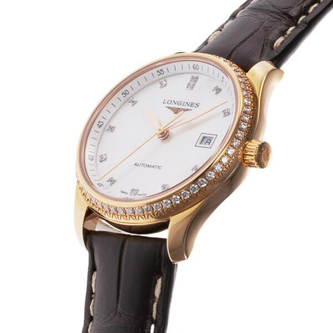 Longines L2.257.9.87.3 Watch - Master Collection 5-Year Warranty White (Belt: Brown) [Parallel Import] (Image 2)