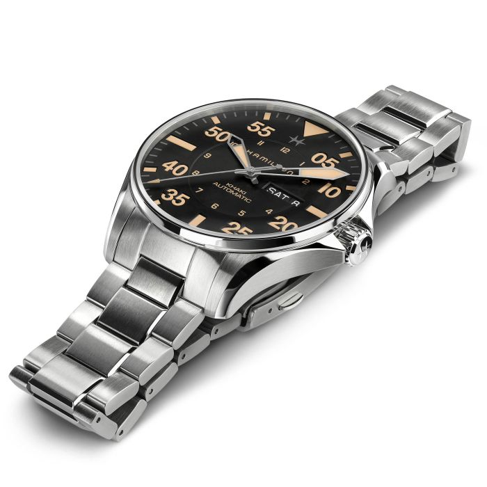 Hamilton H64725131 Watch - Khaki Aviation Pilot Day Date Auto (Image 2)