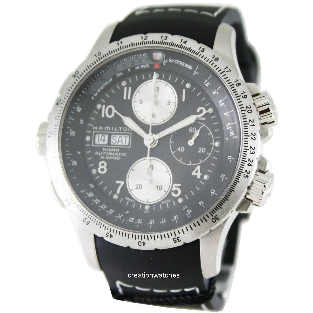 Hamilton H77616333 Watch - Khaki Aviation X-Wind Auto Chrono (Image 2)