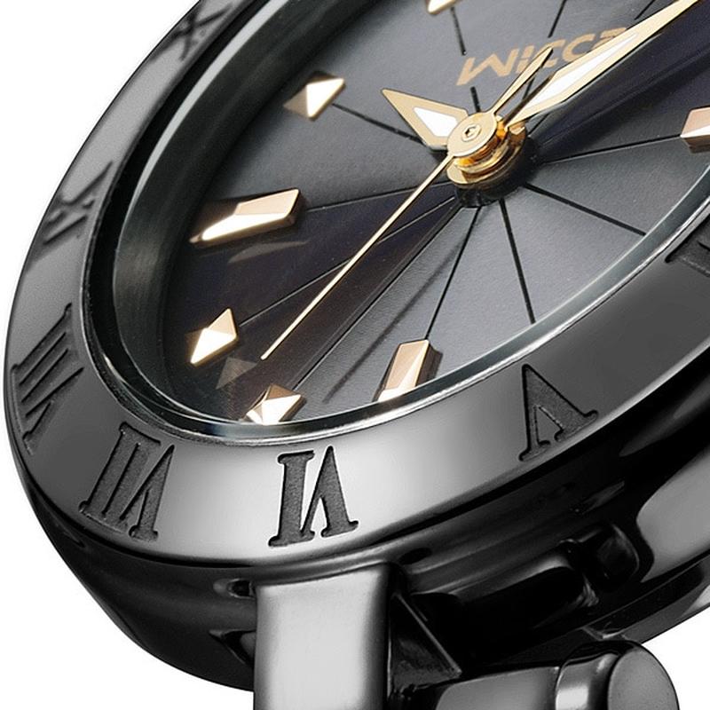 CITIZEN KP2-647-51 Watch - Watch Ladies Wicca Solar Tech Half Bangle All-Black Model (Image 4)