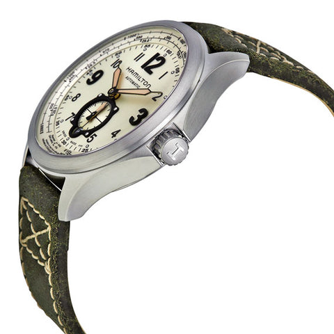 Hamilton H76655723 Watch - Khaki Aviation Khaki QNE Auto (Image 8)