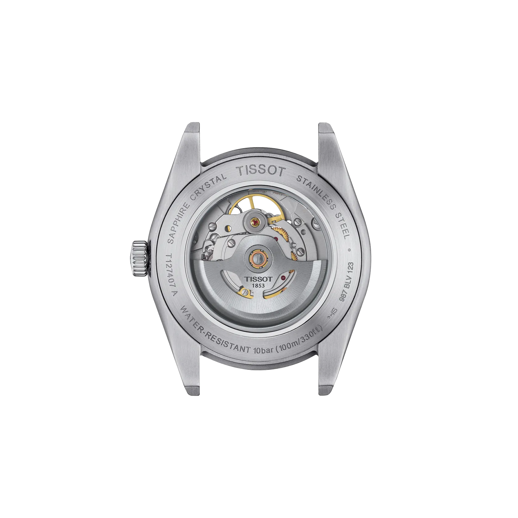 TISSOT T127.407.11.031.01 Watch - Elegant Swiss Quartz Water Resistant Stainless Steel Bracelet Classic Design (Image 6)