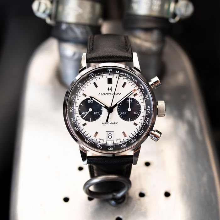 Hamilton H38416711 Watch - American Classic Intra-Matic Auto Chrono (Image 9)