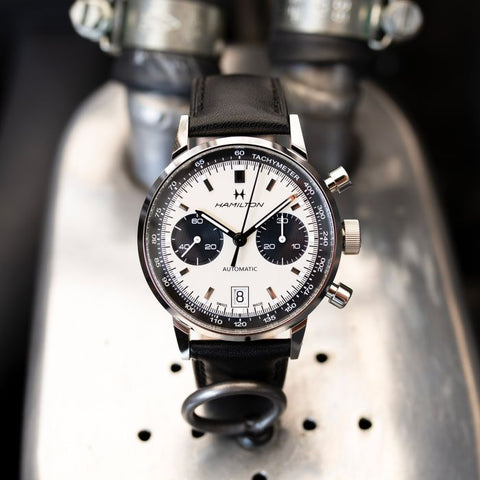 Hamilton H38416711 Watch - American Classic Intra-Matic Auto Chrono (Image 9)