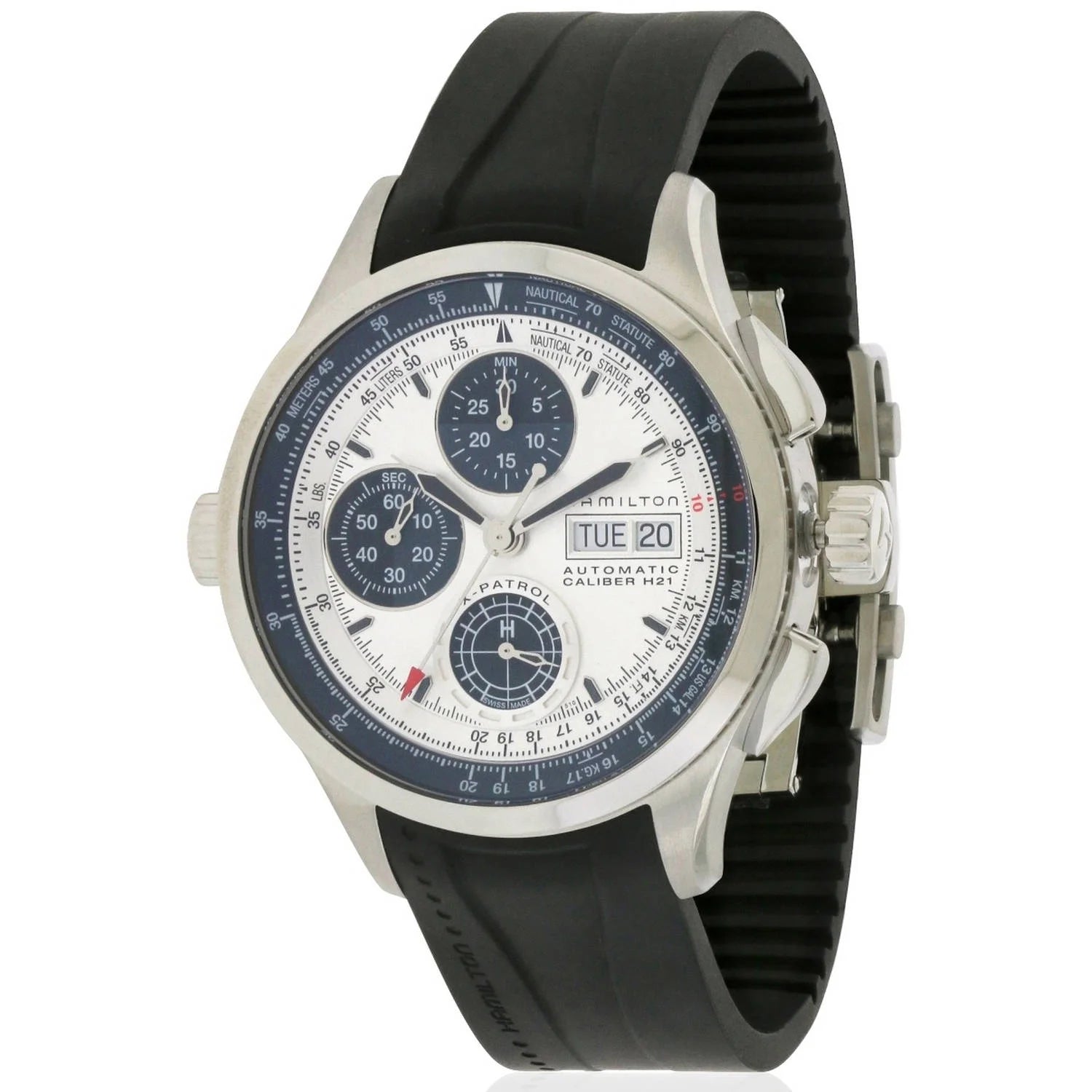 Hamilton H76566351 Watch - Khaki Aviation Khaki X Patrol Auto Chrono (Image 2)