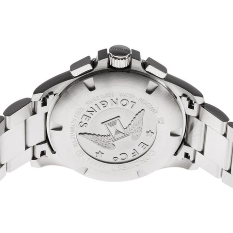 Longines Conquest V.H.P. [Conquest V.H.P.] 2-Year Warranty Silver L3.717.4.76.6