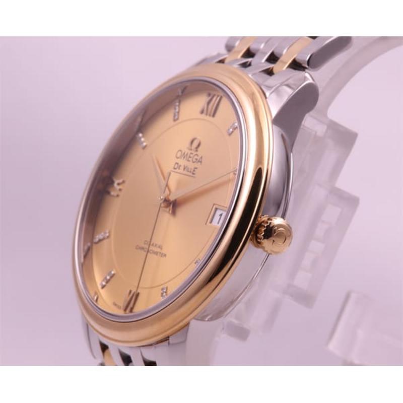 OMEGA 424.20.37.20.58.001 Watch - De Ville Prestige 5-Year Warranty Gold [Parallel Import] (Image 2)