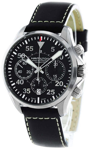 Hamilton H64666735 Watch - Khaki Aviation Khaki Pilot Auto Chrono (Image 8)