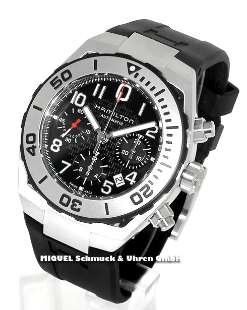 Hamilton H78716333 Watch - Khaki ネイビー Khaki Navy Sub Auto Chrono (Image 8)