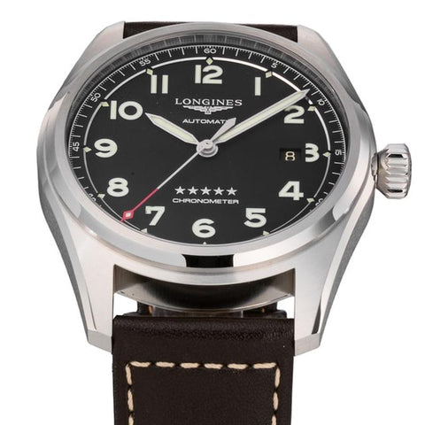 Longines Men's Leather Strap Watch Parallel Import with 2-Year Warranty L3.811.4.53.0