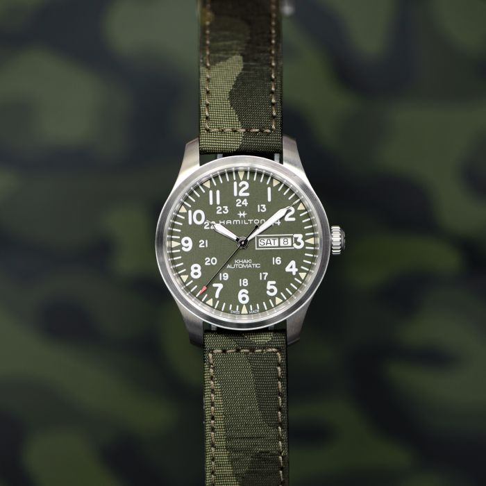 Hamilton H70535061 Watch - Khaki Field Khaki Field Day-Date (Image 9)