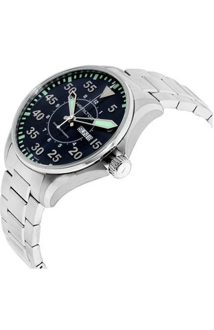Hamilton H64715145 Watch - Khaki Aviation Pilot Day Date Auto (Image 5)
