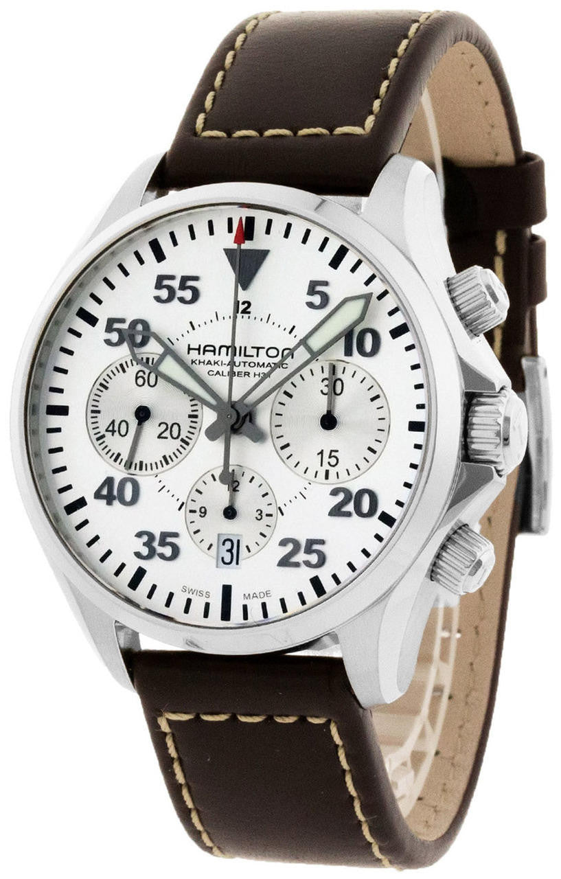 Hamilton H64666555 Watch - Khaki Aviation Khaki Pilot Auto Chrono (Image 2)
