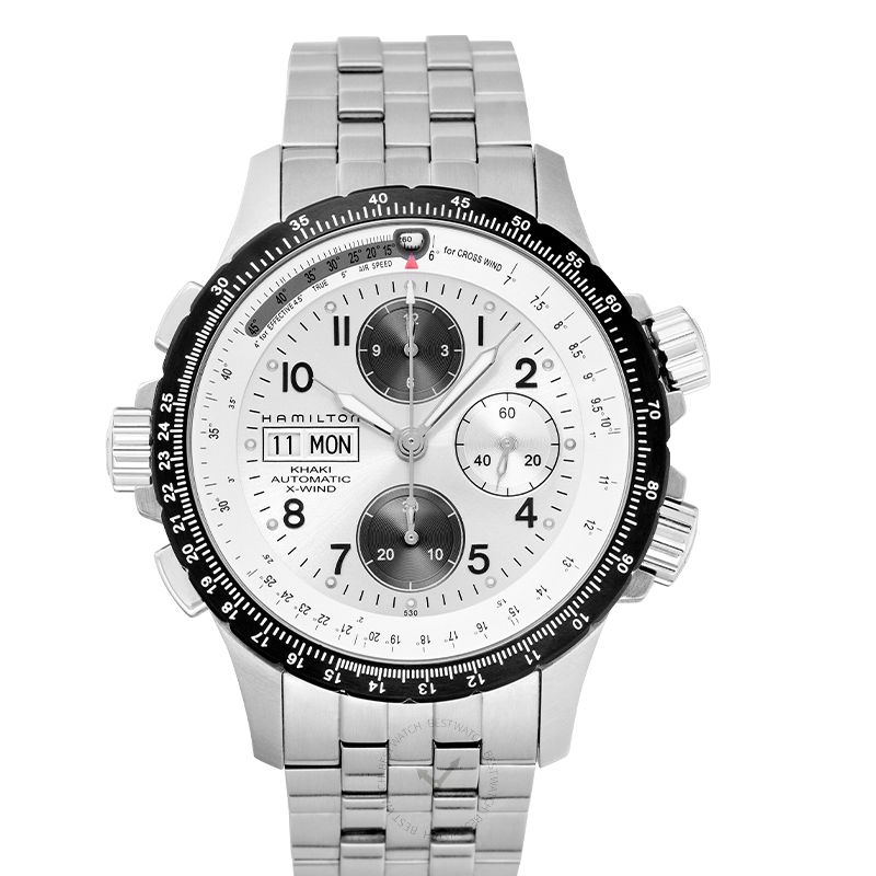 Hamilton H77626153 Watch - Khaki Aviation Khaki X Wind Auto Chrono (Image 3)