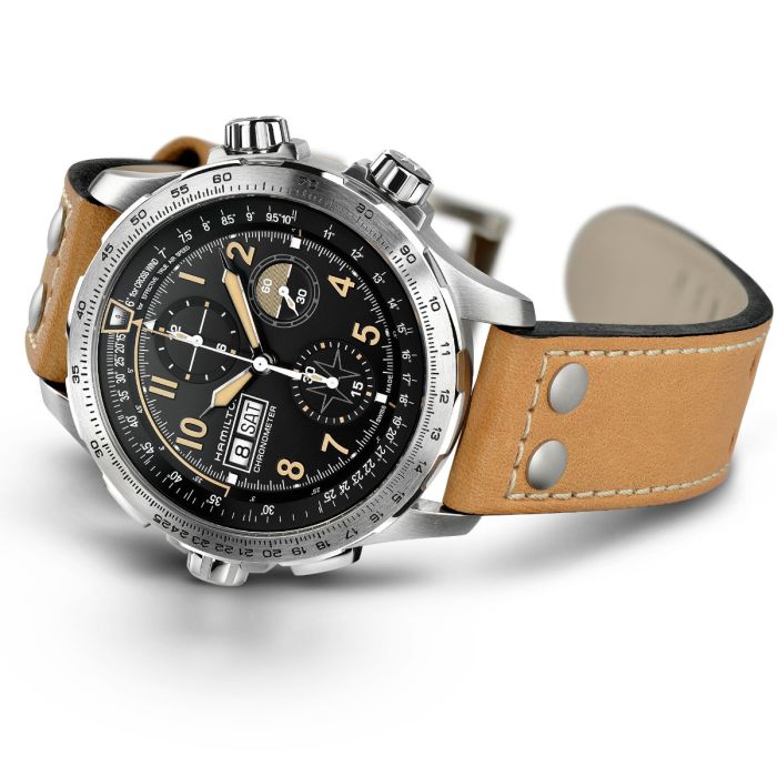 Hamilton H77796535 Watch - Khaki Aviation KHAKI X WIND DAY DATE AUTO CHRONO (Image 4)