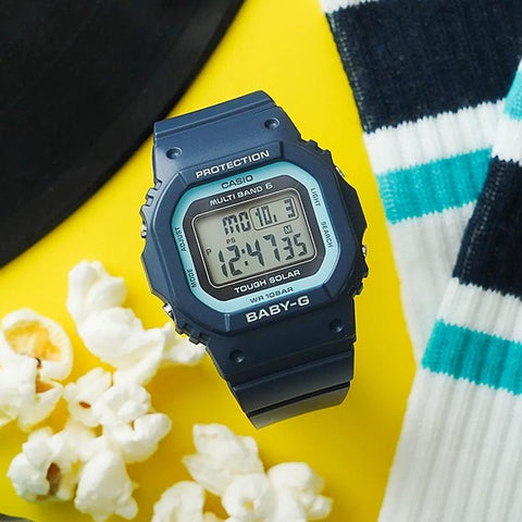 CASIO BGD-5650-2JF Watch - Ladies BABY-G Square Design Radio Solar Model (Image 2)