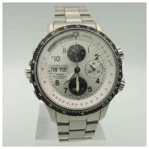 Hamilton H77626153 Watch - Khaki Aviation Khaki X Wind Auto Chrono (Image 4)