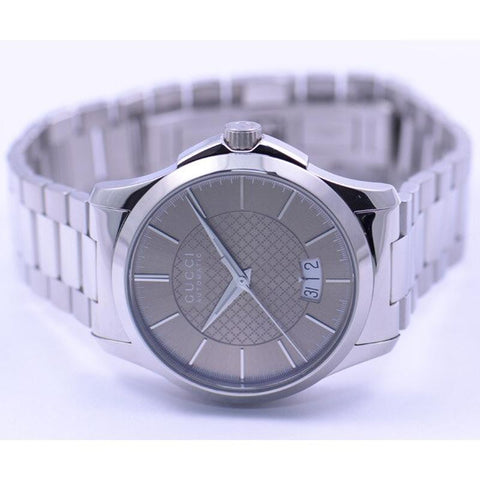GUCCI G-Timeless 2-Year Warranty YA126431 Brown [Parallel Import]