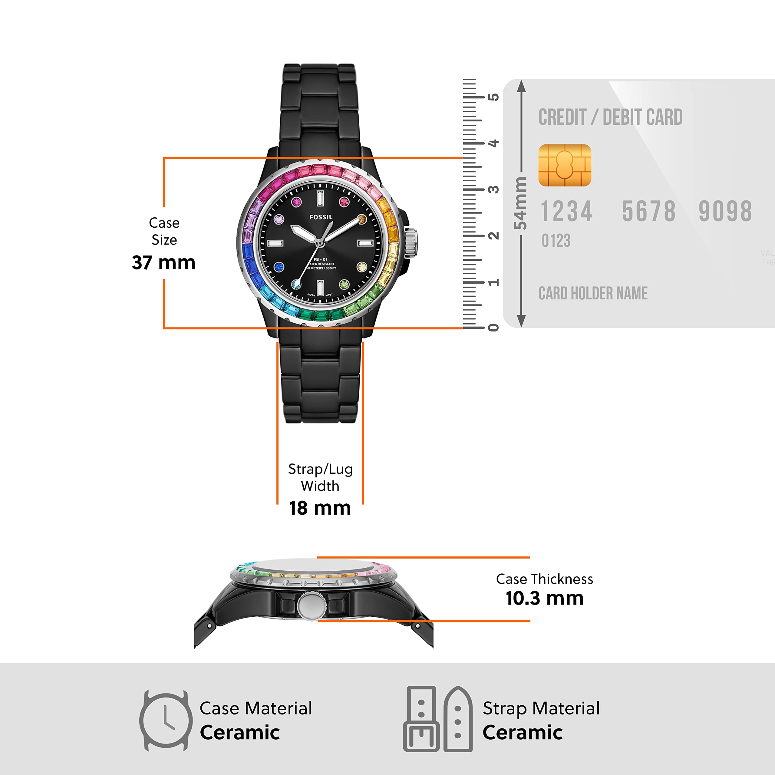 FOSSIL CE1130 WATCH