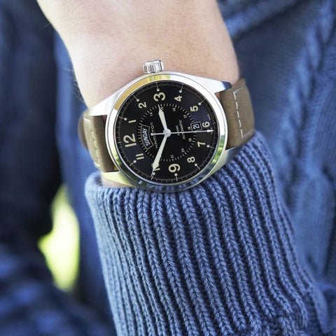 Hamilton H70505833 Watch - Khaki Field Day Date Auto (Image 6)