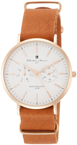 SALVATORE MARRA SM15117-PGWHPG WATCH