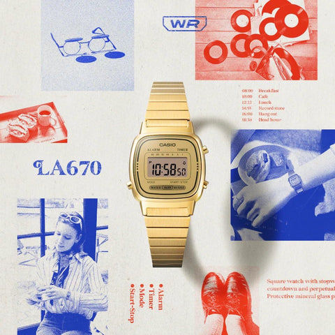 CASIO LA670WGA-9DF WATCH